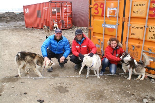 Федоров и Симонов с собаками