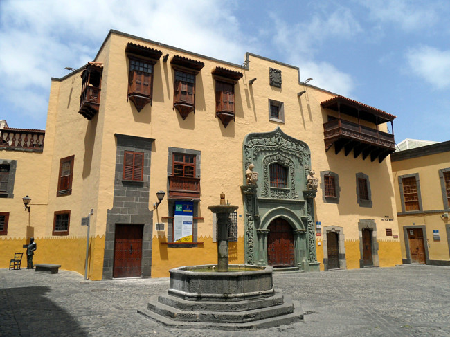 Das Kolumbushaus (Casa de Colón), ein Museum in Las Palmas de Gran Canaria, Spanien